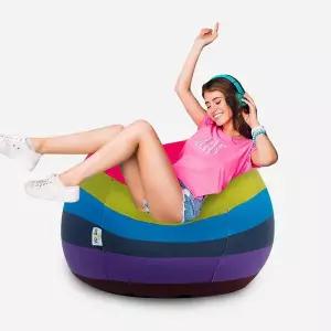 [요기보]믹스 드롭 프리미엄 1인용 좌식 빈백 소파 FUBPM143