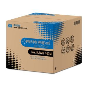세이테크 화이트 와이퍼타올 롤형 KJWR-400 1겹 400m 산업용 기계유지보수 부직포 식품 제조 가공