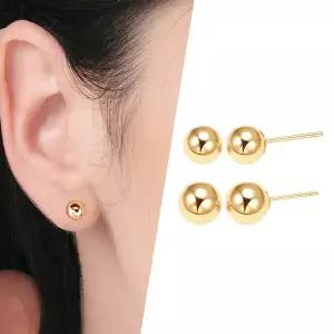 [골드피아] 14K 골든볼 귀걸이 (5mm~6mm)