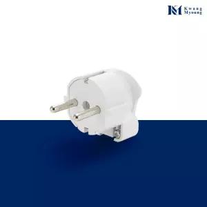 광명전기 국산 접지 노출 플러그 ㄱ자형 16A 220V 전기