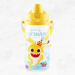 핑크퐁 아기상어 심플 끈달린 빨대물통 휴대용물통 어린이 유아 1P