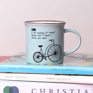 컬러 머그 도자기 파스텔컬러 머그잔 카페 사무실 그린