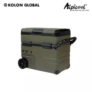 [코오롱 공식판매] 알피쿨 X55 올리브 차량용냉장고 캠핑냉장고 코오롱수입 정식A/S 카키 휴대용 이동식 차박