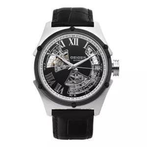 가이거 GE1193WBBK 트로이 TRUE 남성 가죽시계