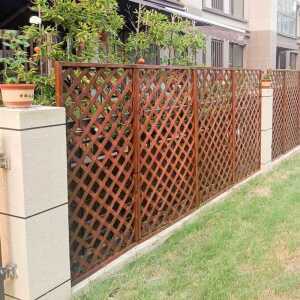 래티스 프라이버시 테라스 가림막 펜스 방부목 담장