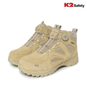 K2 Safety K2-67S 라이트 베이지 안전화 6인치 다이얼 작업화