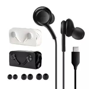 이어폰 AKG C타입 유선 호환 S 노트 제트플립 블랙 화이트 고급형 개별 OPP포장