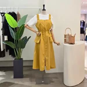 [대구백화점] [4CUS]민소매 스트링 아웃포켓 원피스(FM5C3OP31392)