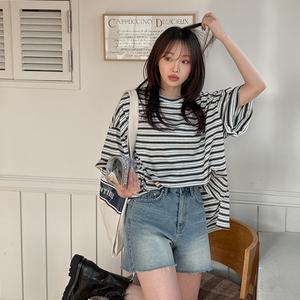 [빅사이즈]이블렛 디쥬엔 ST 트임 티셔츠 제이스타일