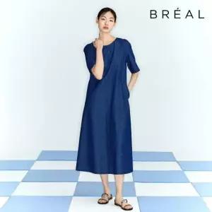 브리엘 반팔 데님 원피스 2종[런칭 가격 79,900원]