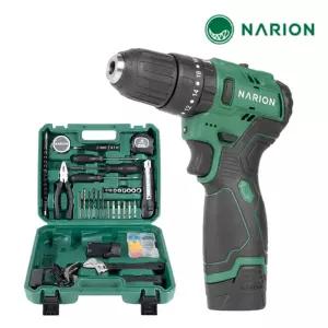 나리온 12V 전동드릴 고급세트 NJ120 충전 드릴 가정용 드라이버