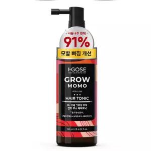 [체험딜 8 900원]이고세 그로우 모모 안티로스 맥주효모 쿨링 헤어토닉 125ml