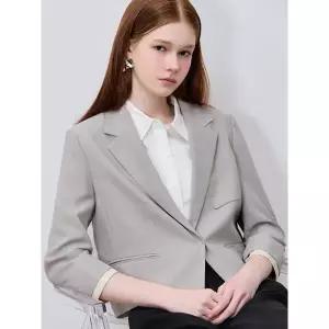 [쉬즈미스]썸머 커프스 포인트 크롭 재킷  택가격  298000원 _P392595275