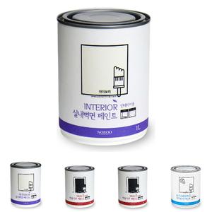 셀프 벽지페인트 순환경 노루표 벽지용 1L 화이트/친환경페인트/결로방지/셀프인테리어/멀티페인트/가정용