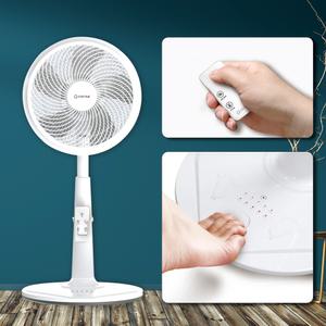 캐로스 발터치 선풍기 35cm 리모컨 저소음 스탠드형 사무실용 가정용