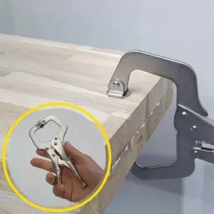 (중) 핸디형 C형 락킹 바이스 플라이어/전선/목공/호스/그립/정밀/락킹플라이어/미니/클램프/공구/핸드