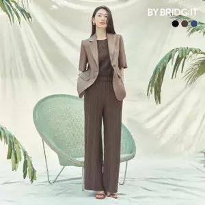 (런칭가 79,900원) 인견 블렌드 플리츠 팬츠 3종