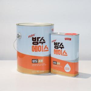 삼화페인트 옥상방수 우레탄 방수에이스 상도 4L 녹색