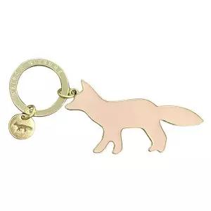 [메종키츠네][명품] 메종 키츠네 25SS 프로파일 폭스 키링 키홀더 로즈워터