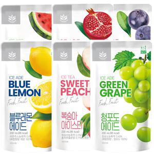 편의점음료 청포도에이드 230mlx10팩 빨대제공