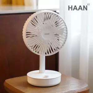 한경희 컴팩트 무드등 BLDC 자동 좌우회전 분리세척 7엽 탁상용 무선 선풍기 IA-MFL404