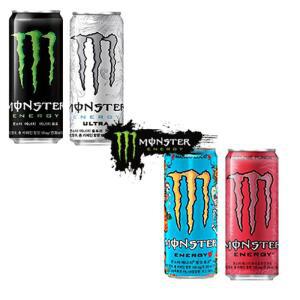 무료배송 몬스터 에너지음료 그린 울트라 망고로코 펀치 4종 355ml 24캔