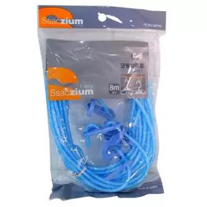 코팅 빨래 줄 8m/와이어/로프/빨랫/캠핑/여행용/빨레/건조대/전용/이불/다용도/실외/캠핑용/옥상/배란다