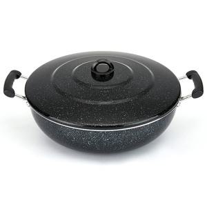 토스코 베이직 튀김팬 (45cm) 뚜껑포함 양수웍 대용량 업소용 구내식당 어린이집 급식실 튀김솥 4043