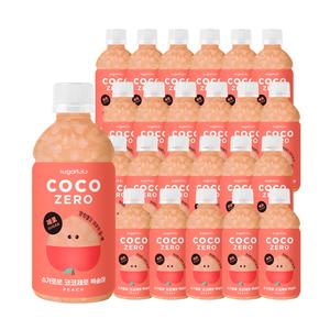 슈가로로 코코제로 복숭아, 340ml, 24개