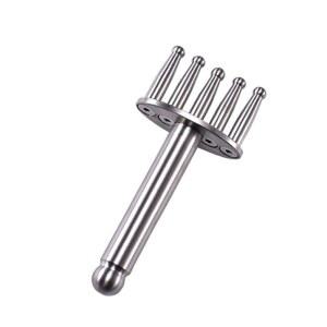 경괄사 삼지창괄사 마사지기 마사지 림프순환 얼굴 스킨볼릭 단일 포크 화이트