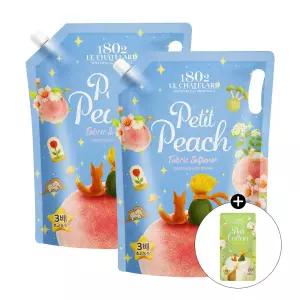 [300ml증정] 르샤트라 쁘띠 피치 섬유유연제 2.6L 2입