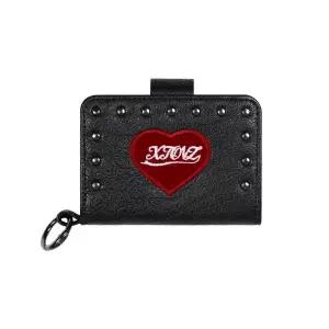 (국내매장정품) 엑스톤즈 XTONZ XTA074 하트 로고 PU 카드지갑 (BLACK) XTA074BK 111516