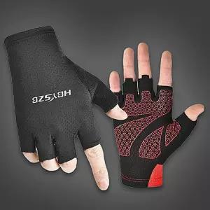 여름 손가락 장갑 메쉬 반장갑 스포츠 등산 자전거 운전 바이크 헬스 라이딩