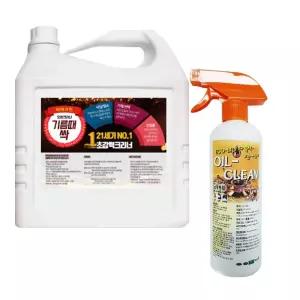 비바크린 기름때싹 4L 오일크린 500ML/미끄럼방지/스프레이/미끄럼방지제/논슬립/분사형/체육관/강당