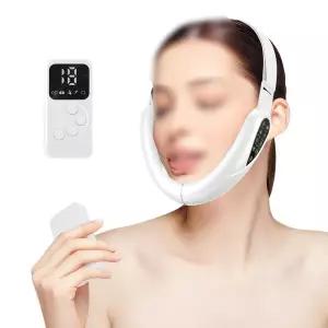 EMS 주름 브이라인 마사지기 이중턱살 땡김이 턱선 기계 턱리프팅