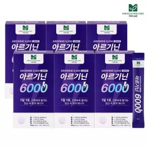미라클루틴 아르기닌 6000 6박스 (20gx84포) / 고함량 에너지부스터 헬스부스터 액상스틱