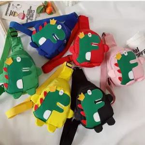 새롬샵 아동 공룡 힙색 어린이 가방 크로스 유아 집선물 소풍