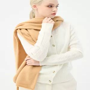 [유닛]캐시미어 케이블 란타나 가디건 (UFKKCA351C-WHITE)