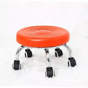 쿠션이동스툴 보조바퀴의자 작업의자 바퀴달린의자/바닥/의자/등받이/없는/이동/둥근/이동식/작업용/보조