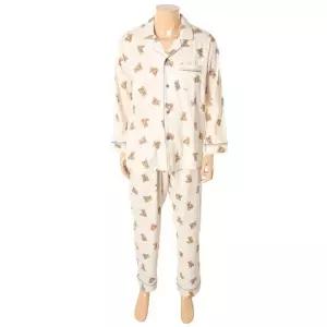 [비비안]귀여운 면 린넨혼방 곰돌이 남성 잠옷MP536