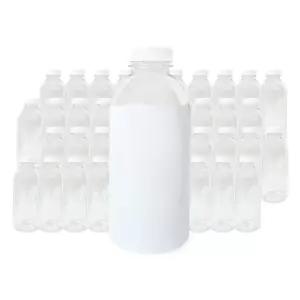 우유병 우유페트병 과일청 소스 커피 공병 (세트) 1L 40개