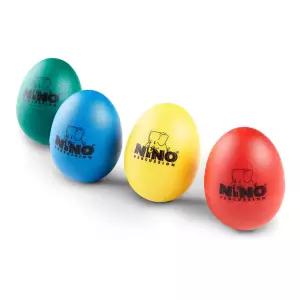 NINO 에그쉐이커 4개 세트 파랑 초록 빨강 노랑