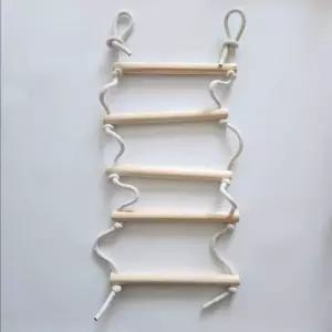 줄사다리 원목 실내 매달리기 목재 놀이터 가정용 놀이기구 문틀 방문 로프