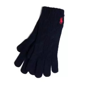 Polo Ralph Lauren 로고 자수 니트 장갑 455981440 005 TP948869518