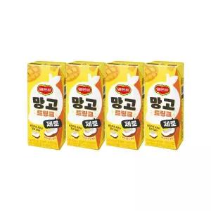 델몬트 망고 드링크 제로 200ml * 4입