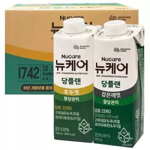 뉴케어 당플랜 검은깨+호두맛 혼합 (12팩씩) 200ml , 24개