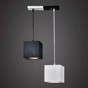 [셀러에이드](LAMP타입/E26)건빵 화이트 블랙 2등 화이트 블랙의 아름다운 디자인