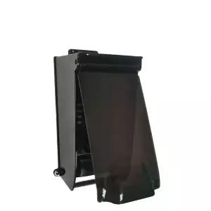 현관 샷시 투명 빗물 도어락 햇빛가리개 덮개 가리개 블랙 X86