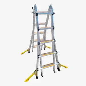 더 안전한 사다리 5단 안전발판형 HSN-L4013 미니아웃트리거 논슬립 미끄럼 방지대