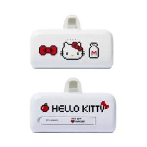 산리오 20W 고속충전 도킹형 보조배터리 5 000mAH C타입 헬로키티 HY21700